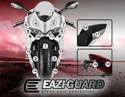 Eazi-Guard Ducati Panigale 959 Gloss Paint Protection Film