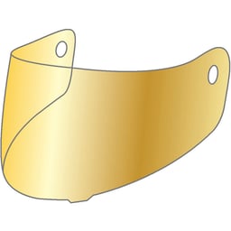 HJC XD-16 Gold Iridium Visor