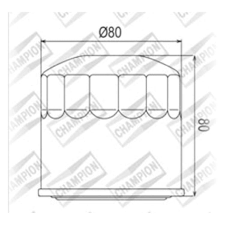 Champion COF102 (202) Oil Filter