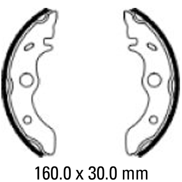 Ferodo FSB932 No Springs Brake Shoe Set