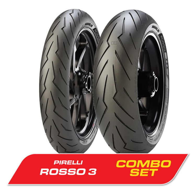 Pirelli Rosso 3 180/55-17 Pair Deal