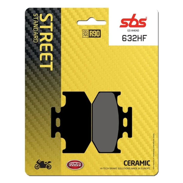 SBS Ceramic Front / Rear Brake Pads - 632HF