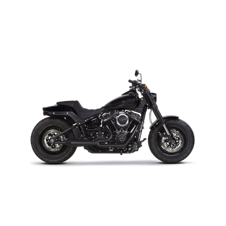 Two Bros Harley Davidson Softail Megaphone Gen II 2-1 Ceramic Black Full Exhaust System