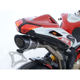 R&G MV Agusta F4 RC with SC Project Exhaust Stainless Steel Tail Tidy