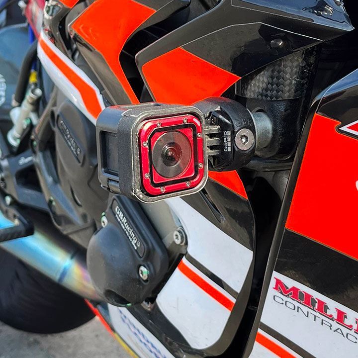 GBRacing Honda CBR1000RR-R 2020 Bullet Frame Sliders (Race) with GoPro Camera Mount