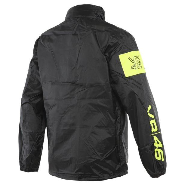 Dainese VR46 Black/Fluo Yellow Rain Jacket