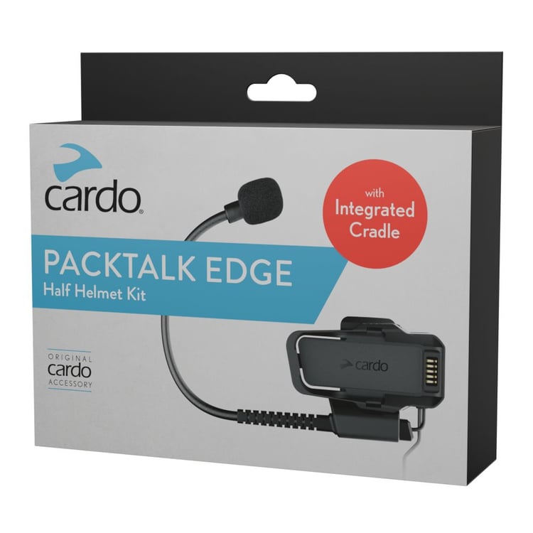 Cardo Packtalk Edge Half Helmet Kit