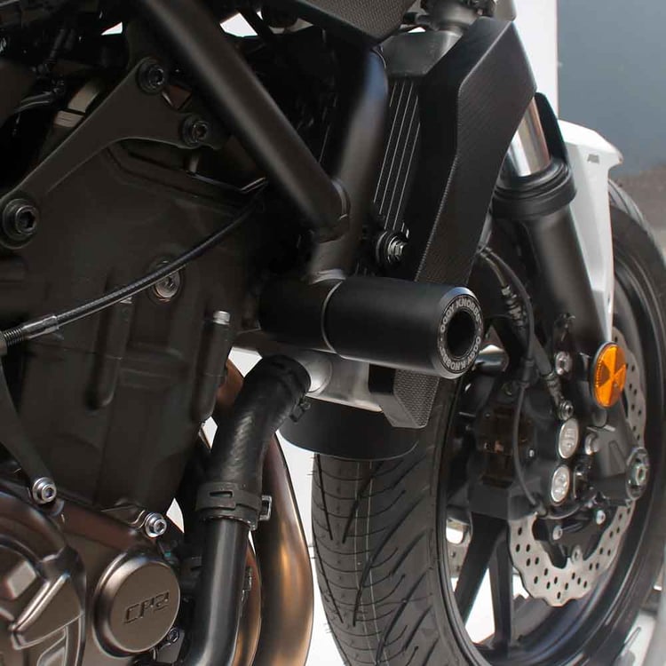 Oggy Knobbs Yamaha MT07/XSR700 1422 Black Frame Slider Kit