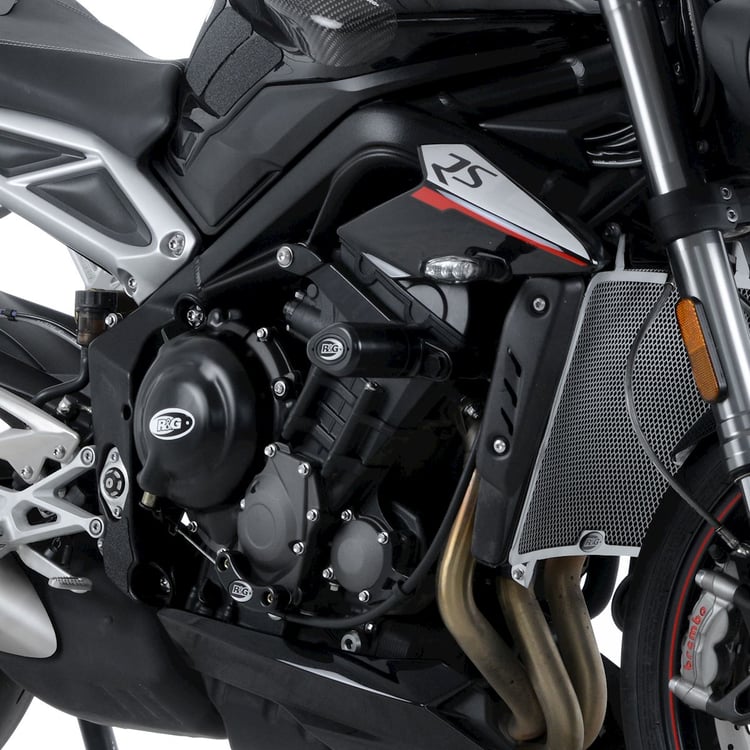 R&G Triumph Street Triple RS/R/S 765 Black Aero Crash Protectors