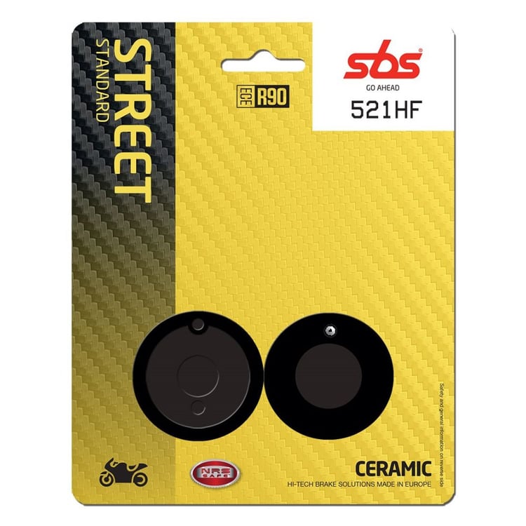 SBS Ceramic Front / Rear Brake Pads - 521HF