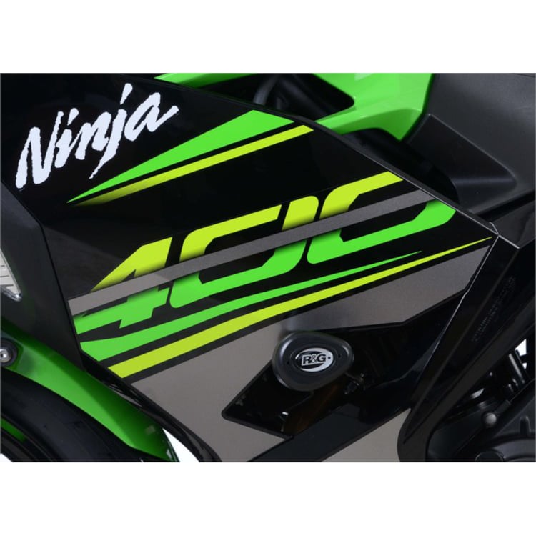 R&G Kawasaki Ninja 250/400/Z400/Z250 Black Aero Crash Protectors