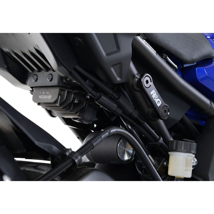 R&G Yamaha MT-10 Black Rear Footrest Blanking Plates