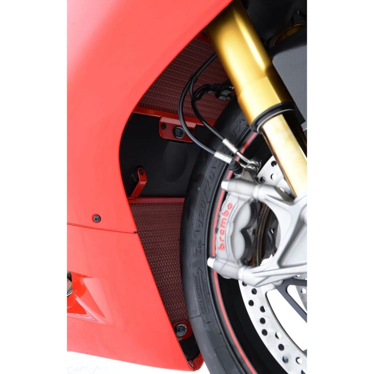 R&G Ducati 899 Panigale 13-15 / 1299 15-17 Red Radiator Guard Set