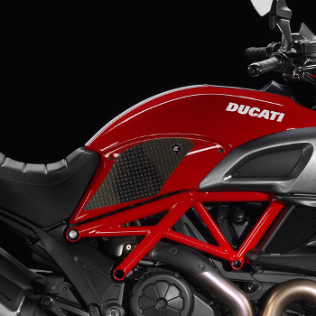 Eazi-Grip EVO Ducati Diavel Black Tank Grips