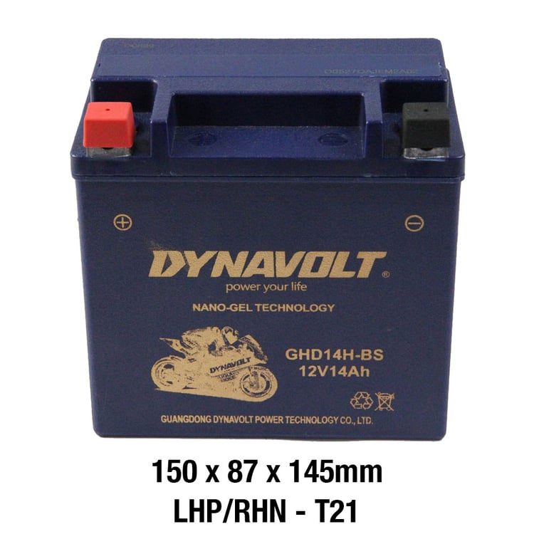 Dynavolt GHD14H-BS Nano-Gel Battery