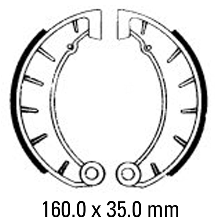 Ferodo FSB854 Brake Shoe Set