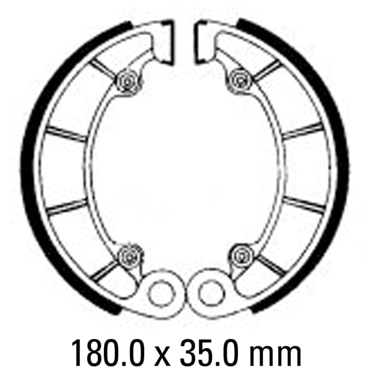 Ferodo FSB761 Brake Shoe Set