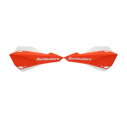 Barkbusters Sabre MX/Enduro White/Orange Handguards