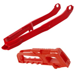 Polisport Honda CRF250R/CRF250RX 20-22/CRF450R/CRF450RX 19-22 Red Chain Guide and Slider Kit