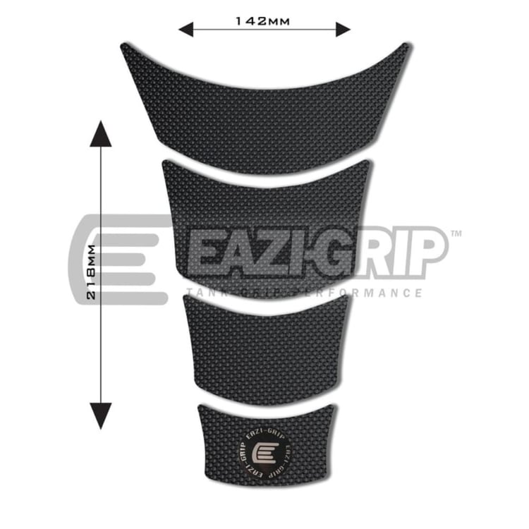 Eazi-Grip PRO Centre A 142mm x 218mm Black Tank Pad