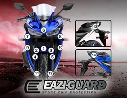 Eazi-Guard Yamaha YZF-R3 2015 - 2018 Matte Paint Protection Film