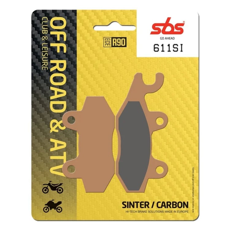 SBS Sintered Offroad Front / Rear Brake Pads - 611SI