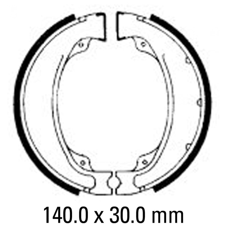 Ferodo FSB755 Brake Shoe Set