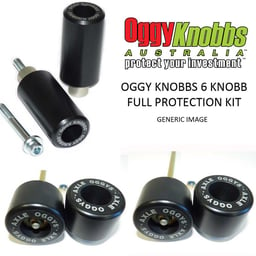 Oggy Knobb Yamaha MT-10 22-23 Black Full Protection Kit