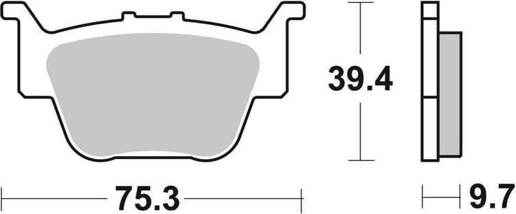 SBS Racing Offroad Front / Rear Brake Pads - 813SI