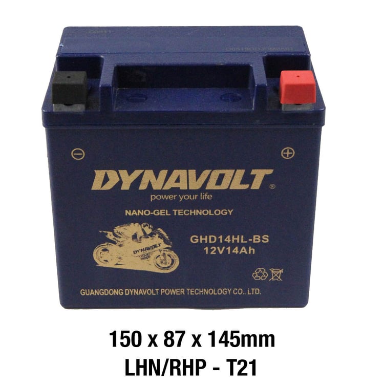Dynavolt GHD14HL-BS Nano-Gel Battery