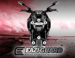 Eazi-Guard Ducati Diavel 2011 - 2018 Matte Paint Protection Film