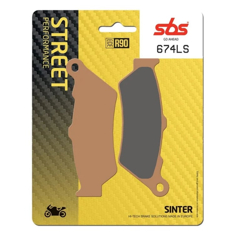 SBS Sintered Road Rear Brake Pads - 674LS