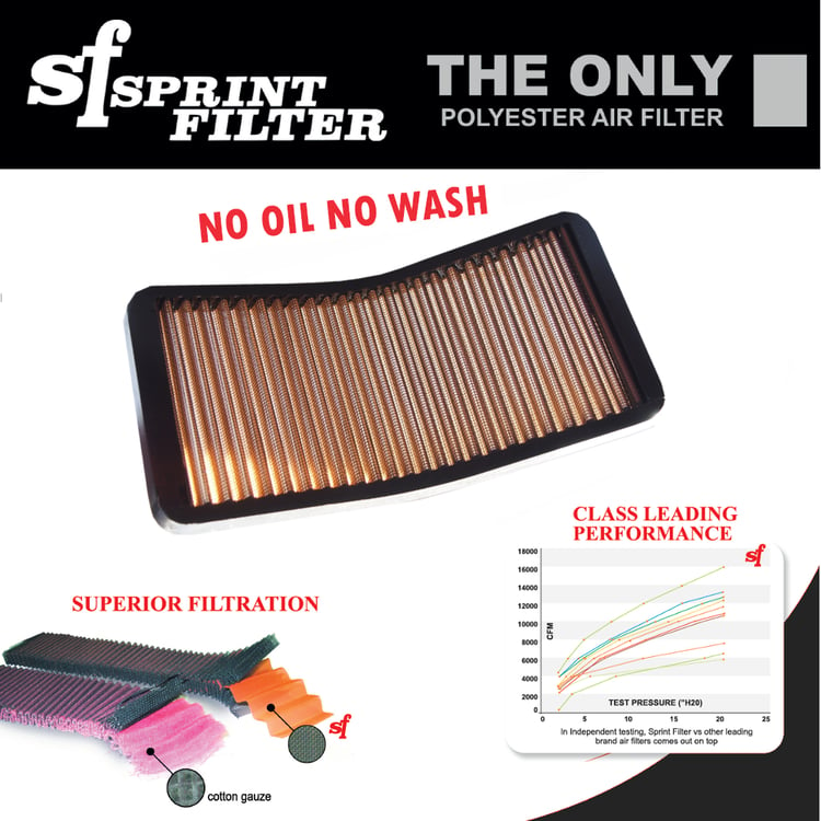 Sprint Filter P08 Aprilia RSV4 RR / RF ABS Air Filter