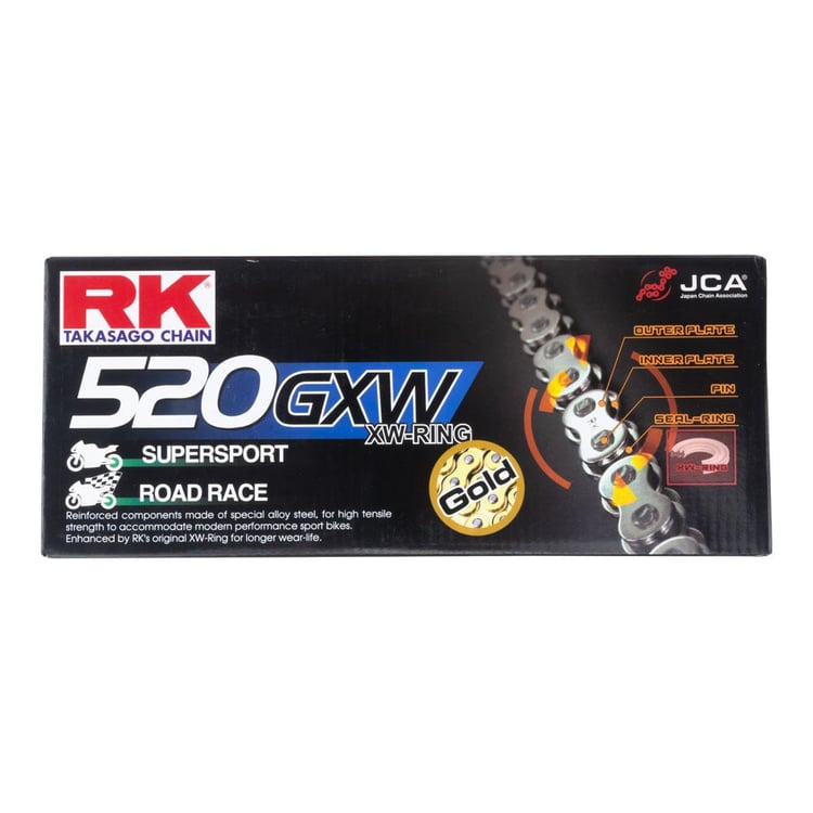 RK GB520GXW-130L Gold Chain
