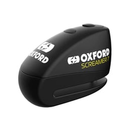 Oxford Screamer 7 Black/Black Alarm Disc Lock