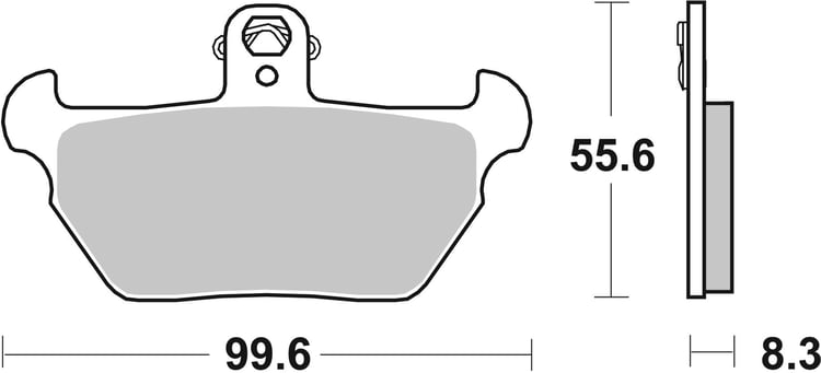 SBS Ceramic Front / Rear Brake Pads - 644HF