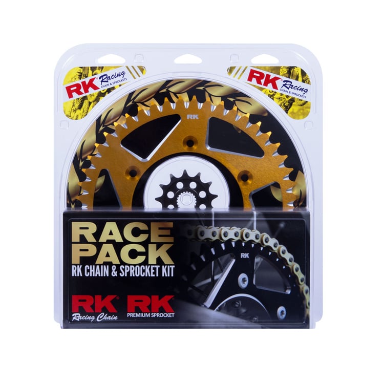 RK Pro Suzuki RM-Z250 13-19 Gold/Gold 13/49 Chain and Sprocket Kit