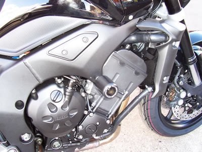 R&G Yamaha FZ1-S Black Crash Protectors