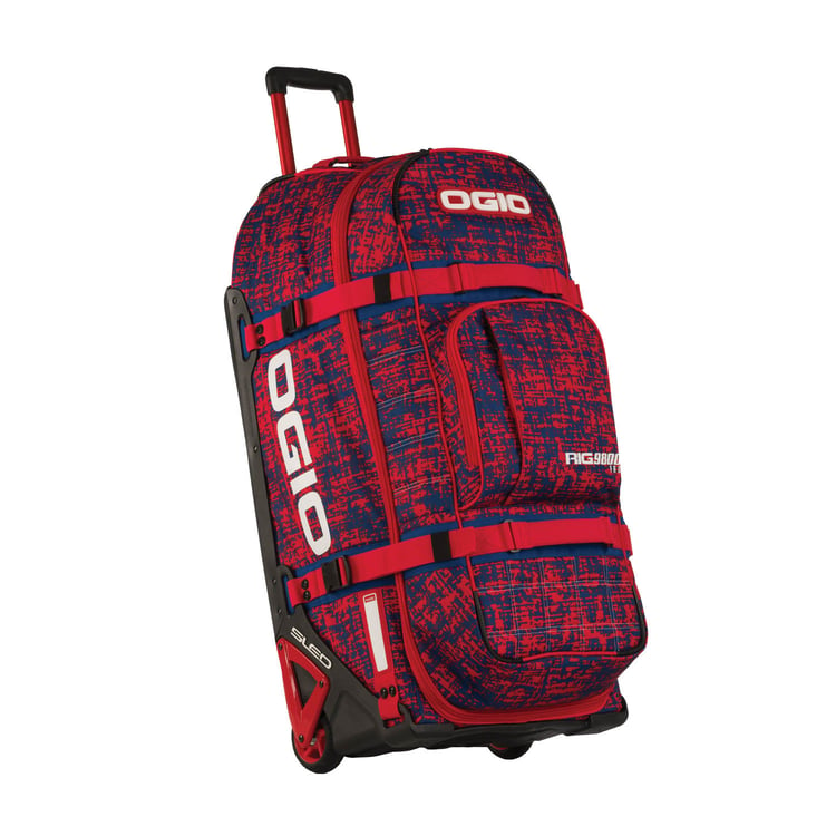 Ogio Rig 9800 Chaos Red/Blue Gear Hauler