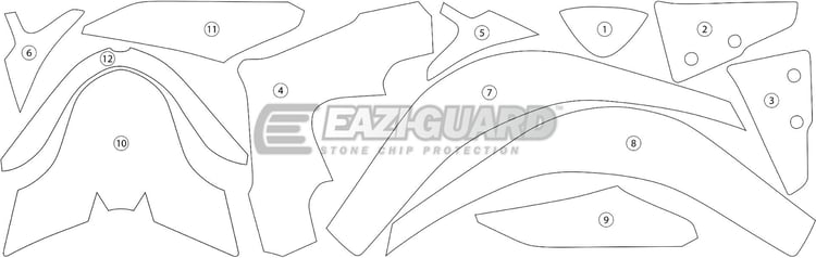 Eazi-Guard Ducati SuperSport Gloss Paint Protection Film