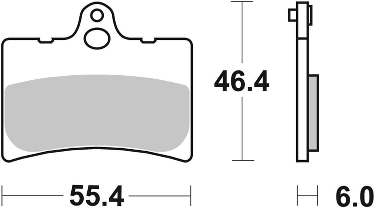SBS Ceramic Front / Rear Brake Pads - 672HF
