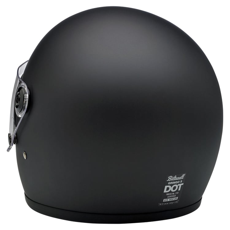 Biltwell Gringo S ECE Flat Black Helmet
