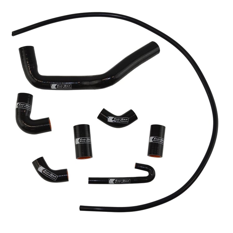 Eazi-Grip Ducati Panigale V4 Black Silicone Hose and Clip Kit
