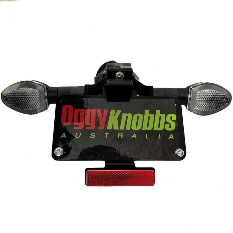 Oggy Knobbs Reflector Kit NSW/VIC/ACT/WA/QLD Black Fender Eliminator