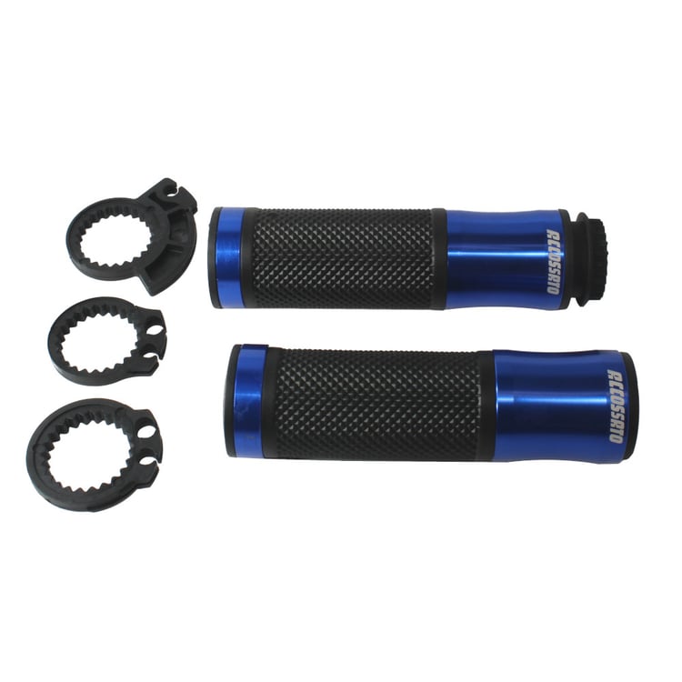 Accossato CNC Aluminium Blue Racing Grips