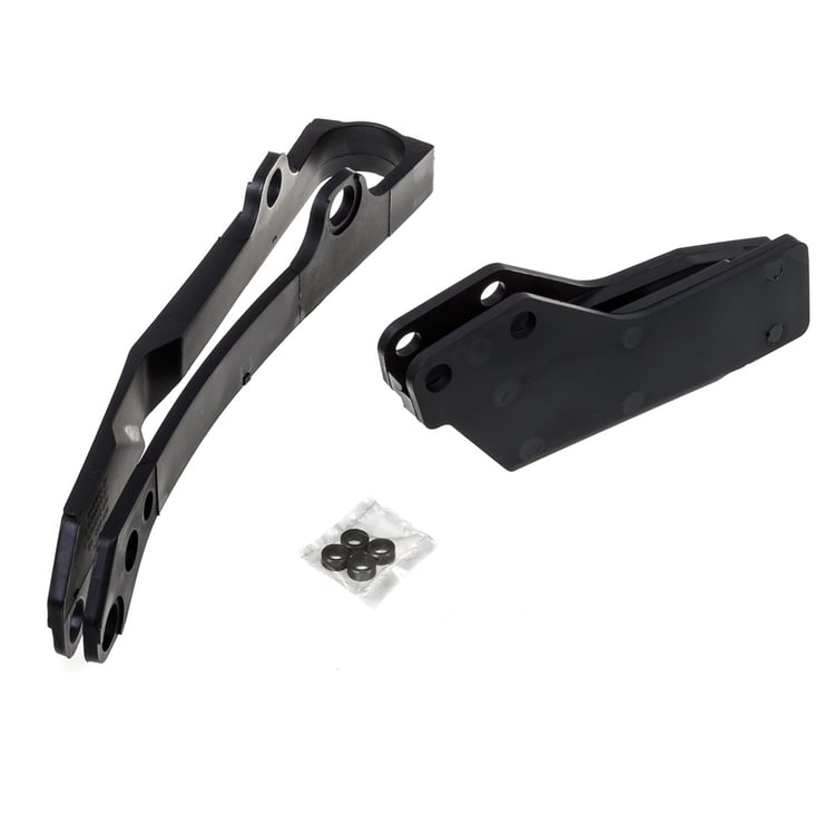 Polisport Yamaha YZ125/250 (03-04) Black Chain Guide & Slider Kit