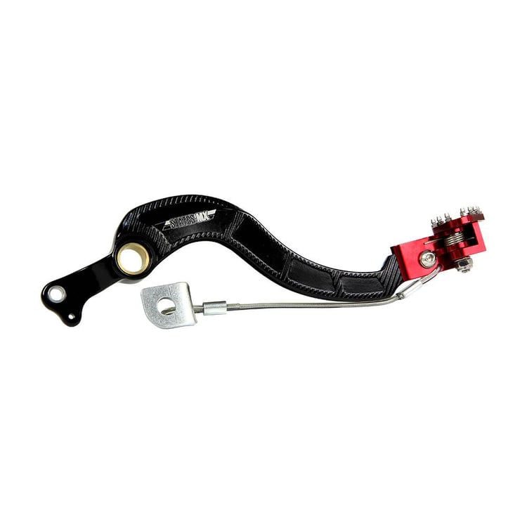 States MX Suzuki RMZ450 08-16 Red Brake Pedal w/ Flex Tip