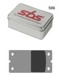 SBS Dual Sinter Racing Front Brake Pads - 506DS