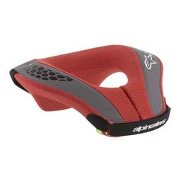 Alpinestars Youth Sequence Red/Black/Grey Neck Roll