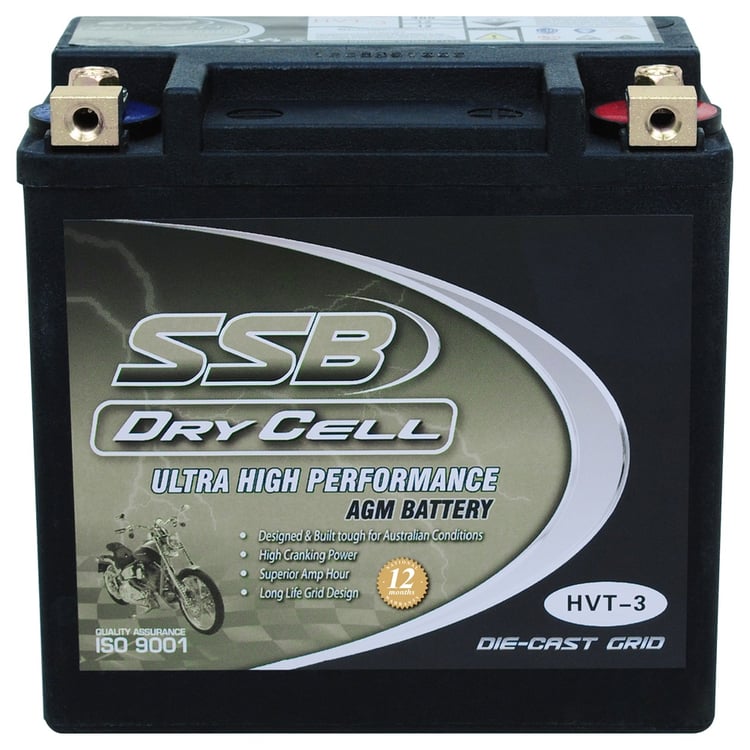 SSB 4-HVT-3 12 Volt Reverse Polarity Dry Fit High Performance Battery